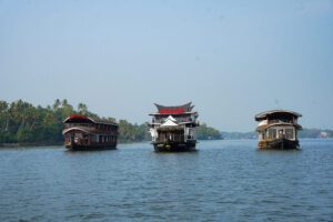 Traditional houseboat in Kollam, Kerala with modern design and comfort – JK Royal Cruise