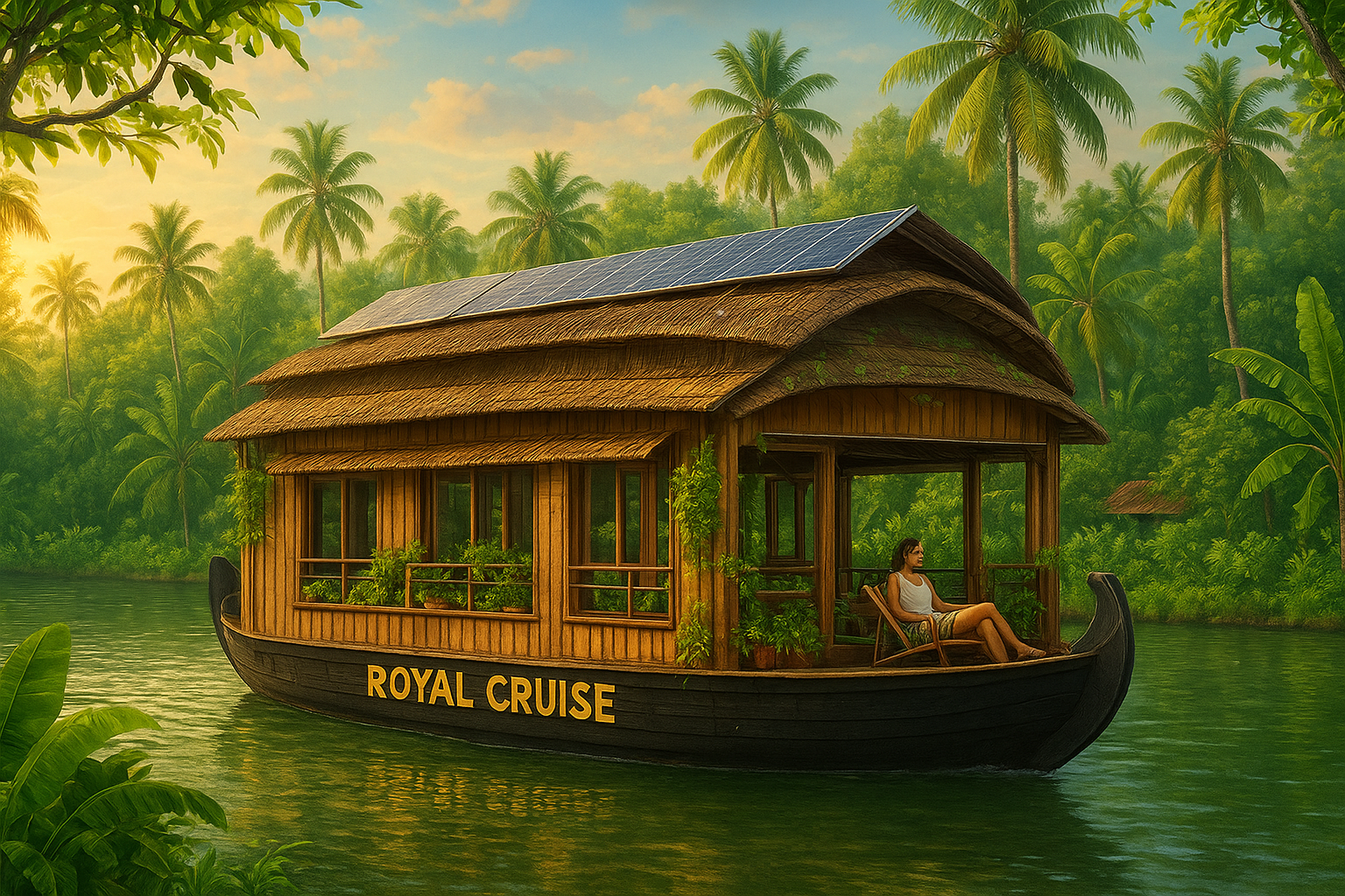 eco friendly houseboat-jk royal cruise