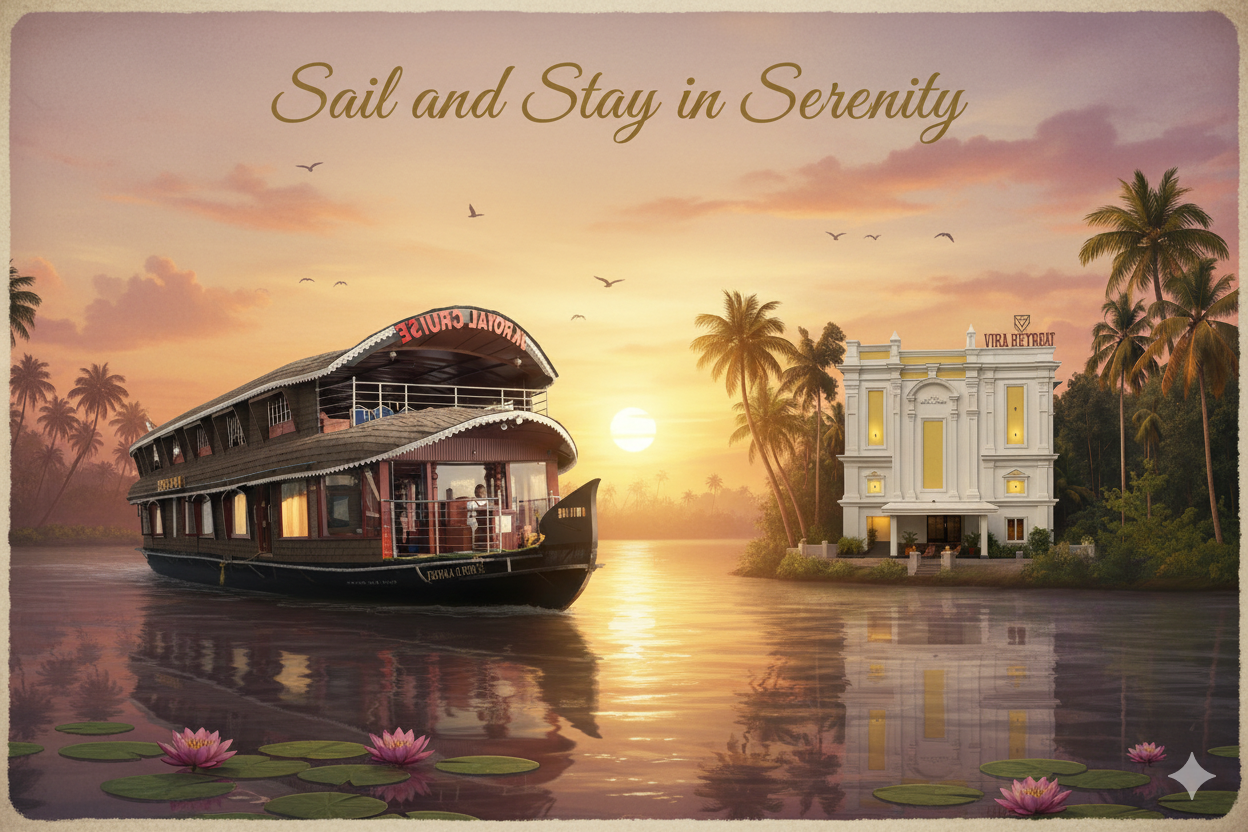 Munroe island-best house boat in munroe-best hotel in munroe island